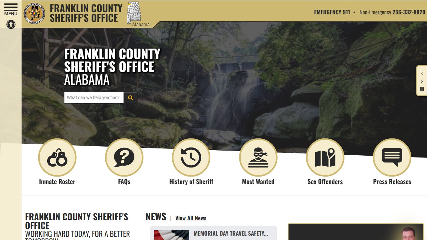 Inmate Roster (95) - Franklin County AL Sheriff's Office